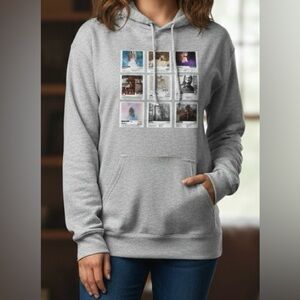 TAYLOR SWIFT Polaroids Gildan Hoodie - Size Medium